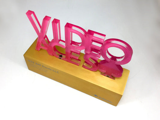 Video Aces Acrylic and Aluminium Award