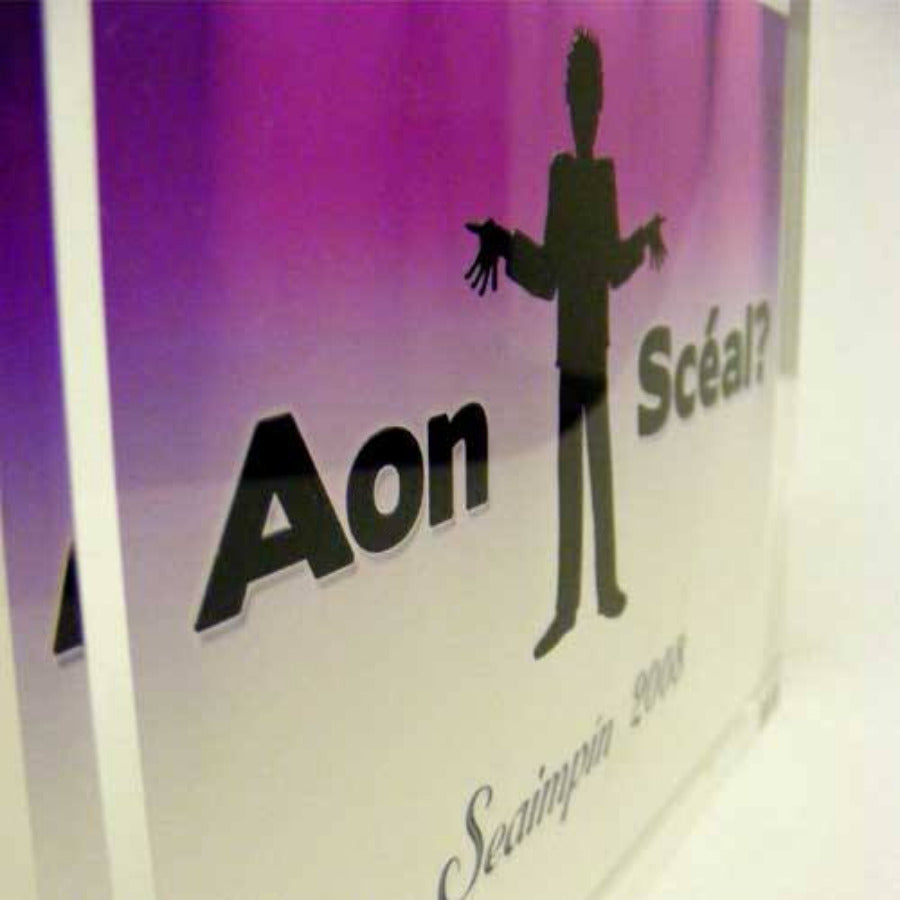 Aon Sceal Acrylic Award
