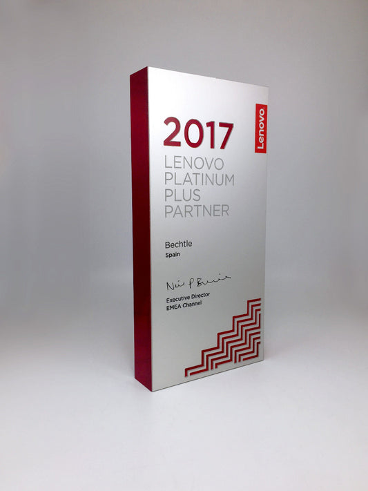 Acrylic and Aluminium Platinum Partner Award