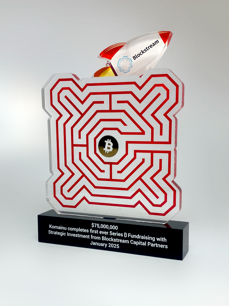Bespoke acrylic award