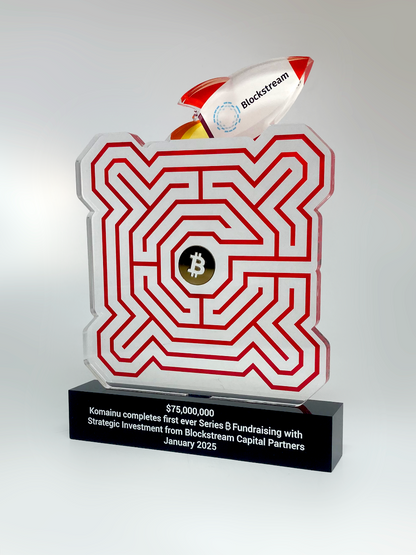 Bespoke acrylic award