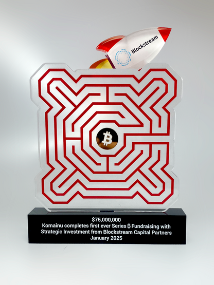 acrylic rocket award