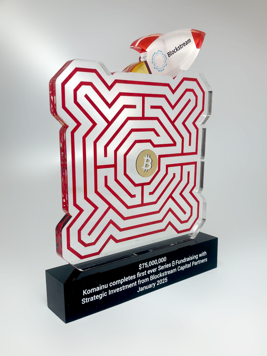 Bespoke acrylic award