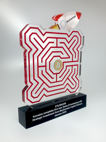 Bespoke acrylic award