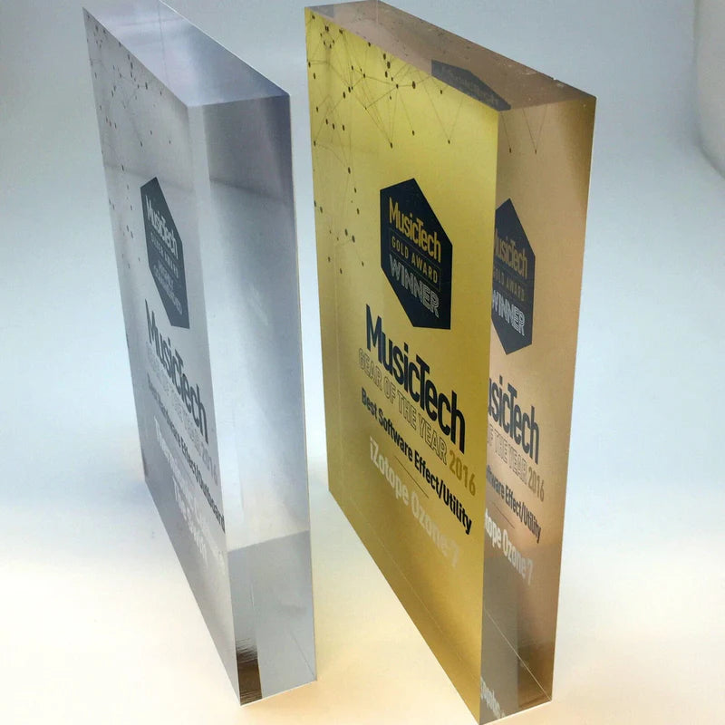 Clear Acrylic Rear Print Award