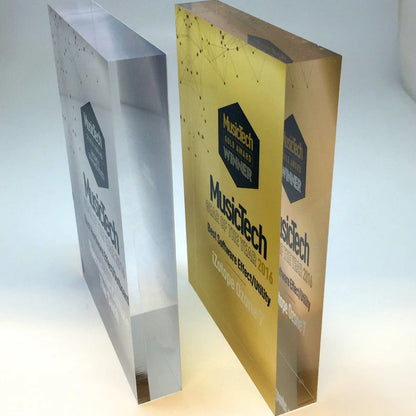 Clear Acrylic Rear Print Award
