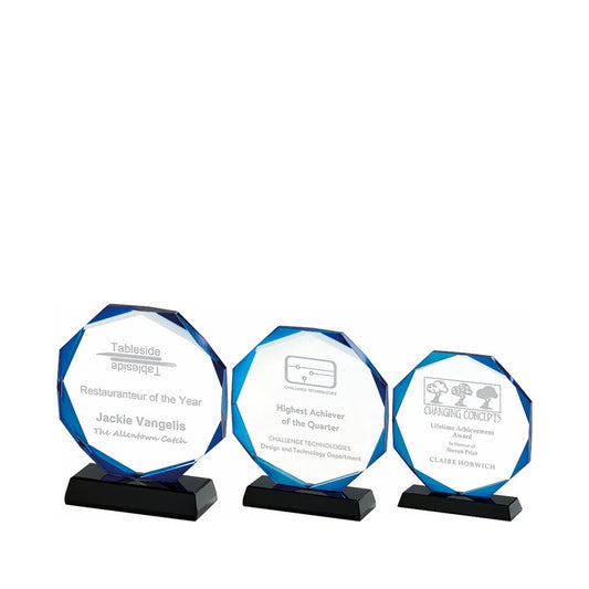 Crystal with Blue Halo 140mm, 170mm, 200mm