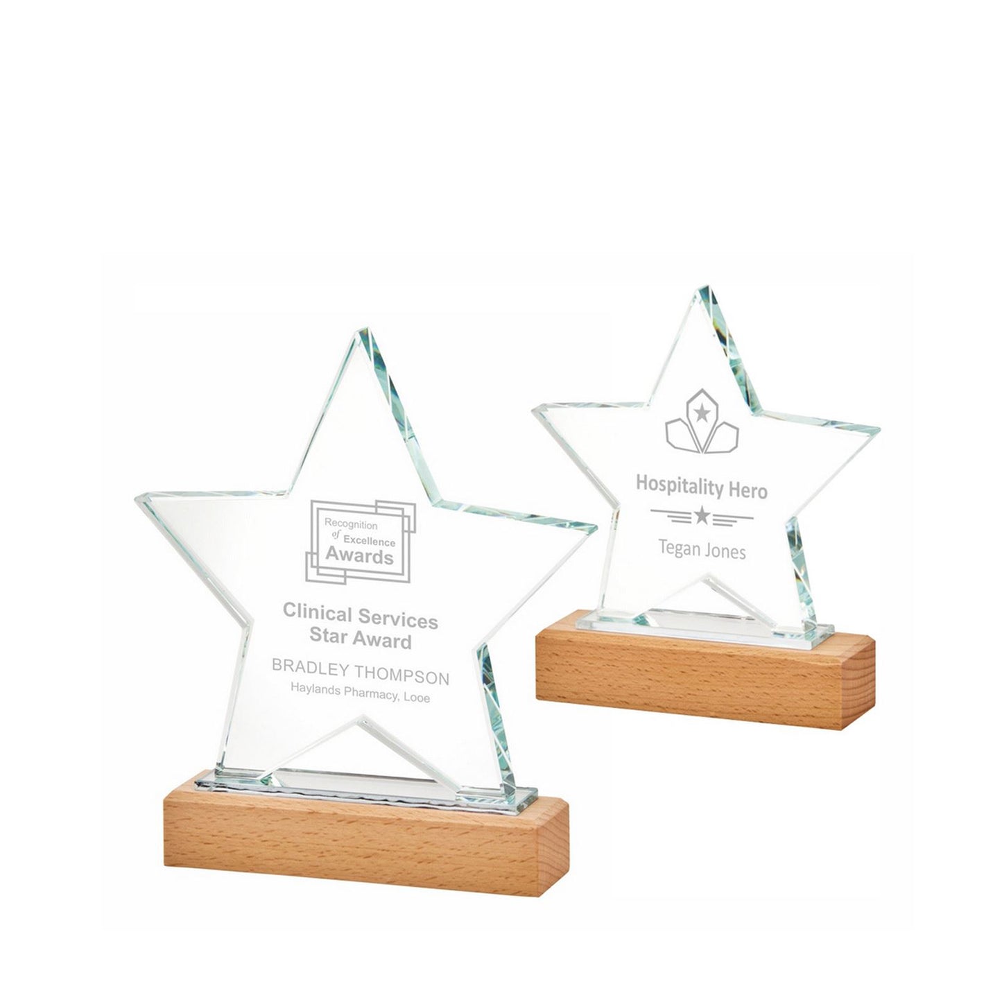 Star Stand with Wooden Base 170mm, 210m