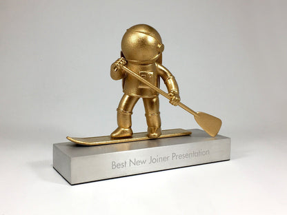 Gold 3D Printed Paddle Man Award