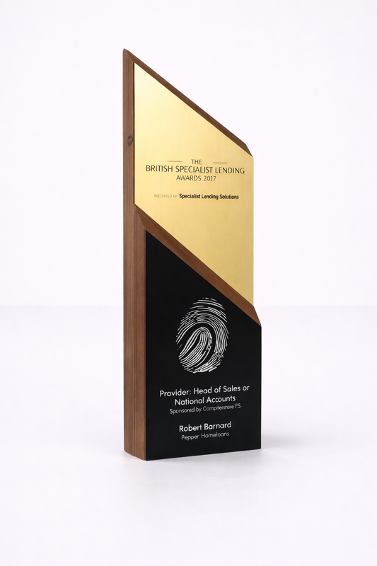 Layered wood and Aluminium Award