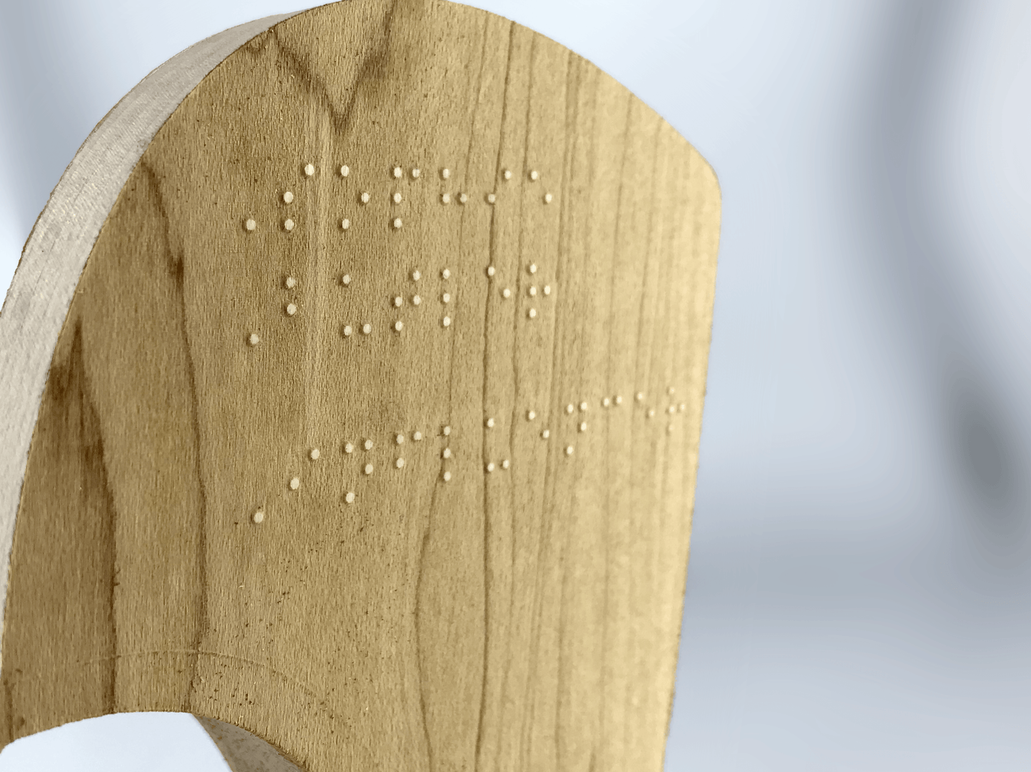 Scope Two-tone Wooden Awards