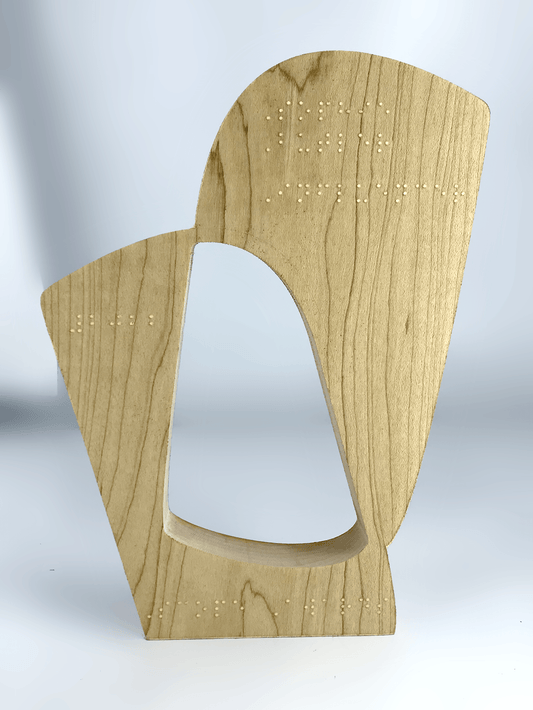 Scope Two-tone Wooden Awards