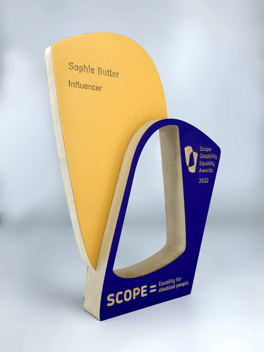Scope Two-tone Wooden Awards