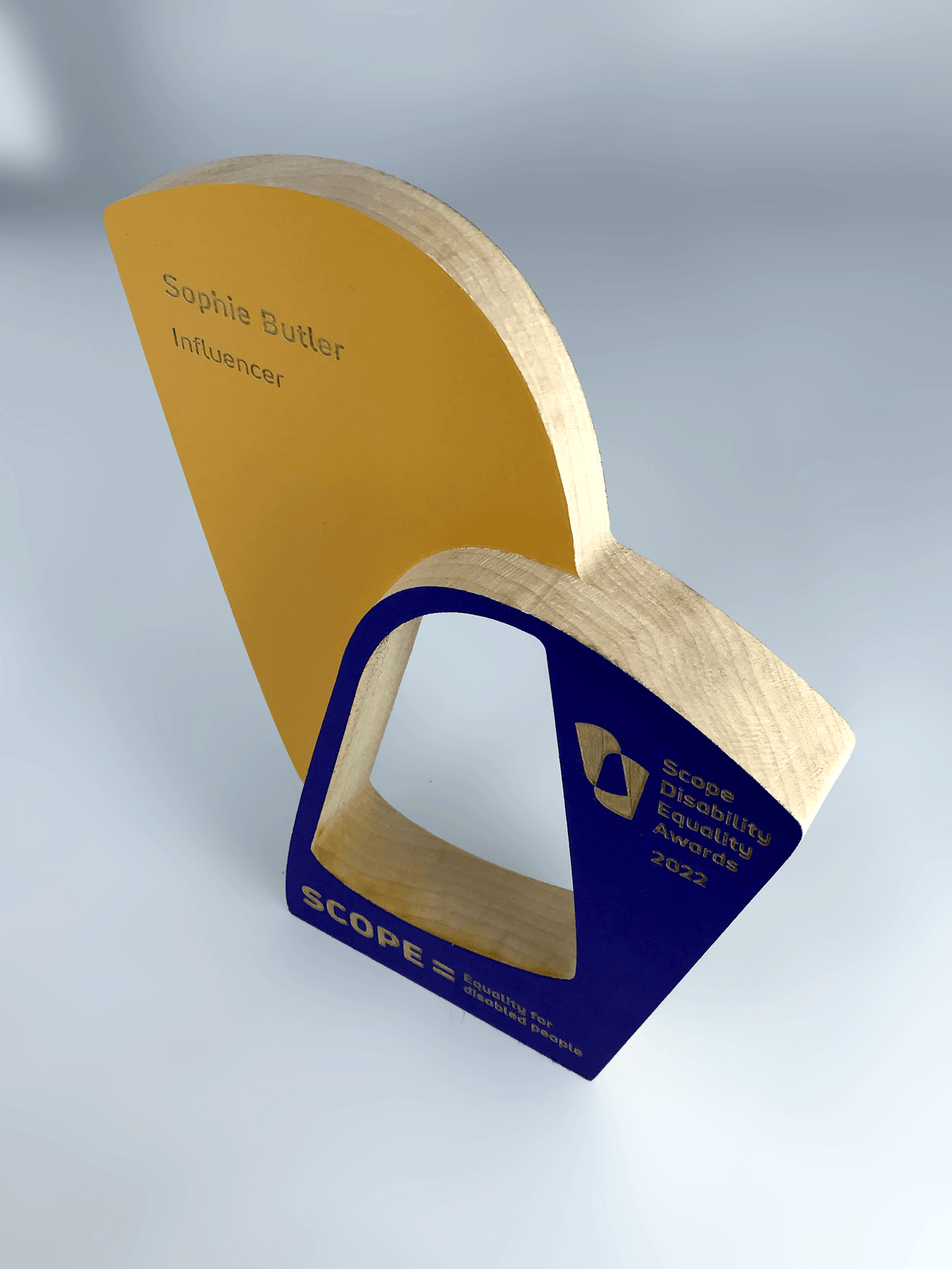 Scope Two-tone Wooden Awards