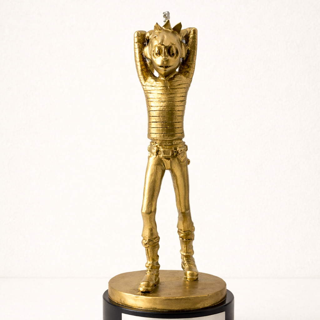 Jamie hewlett's iconic teenage cancer trust design made 3D for the Royal Albert Hall Awards