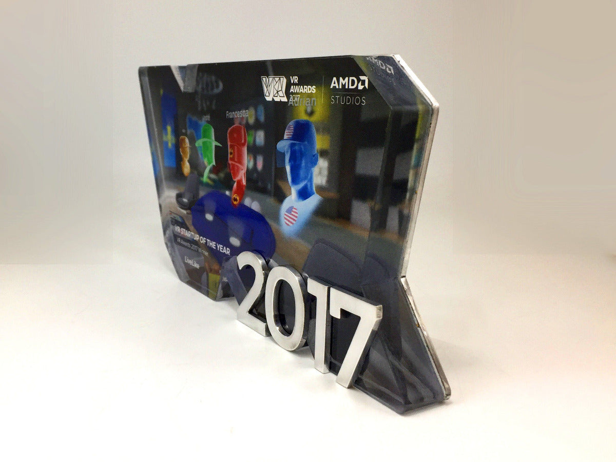 VR Bound Acrylic and Aluminium Award