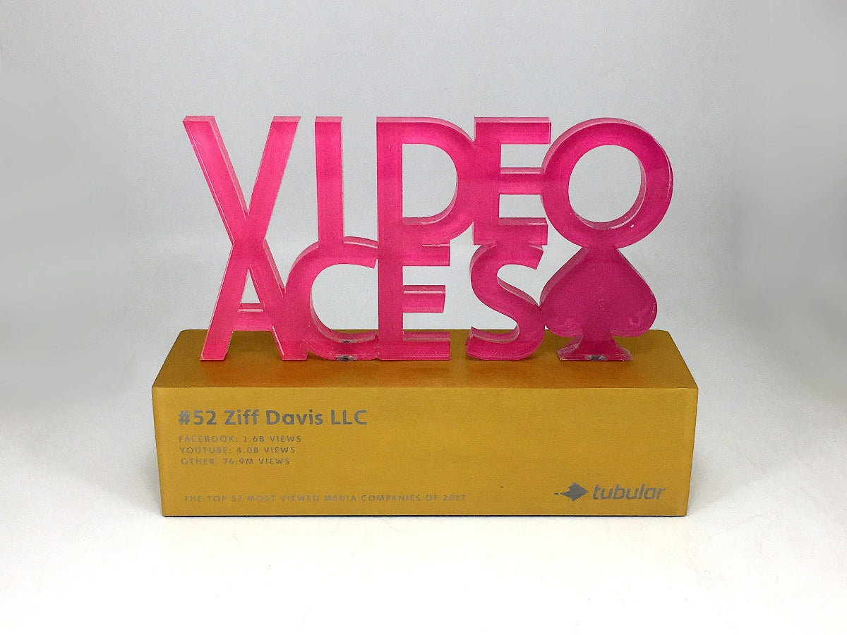 Video Aces Acrylic and Aluminium Award
