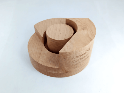 Wooden Google Chrome Button Award Creative Awards London Limited
