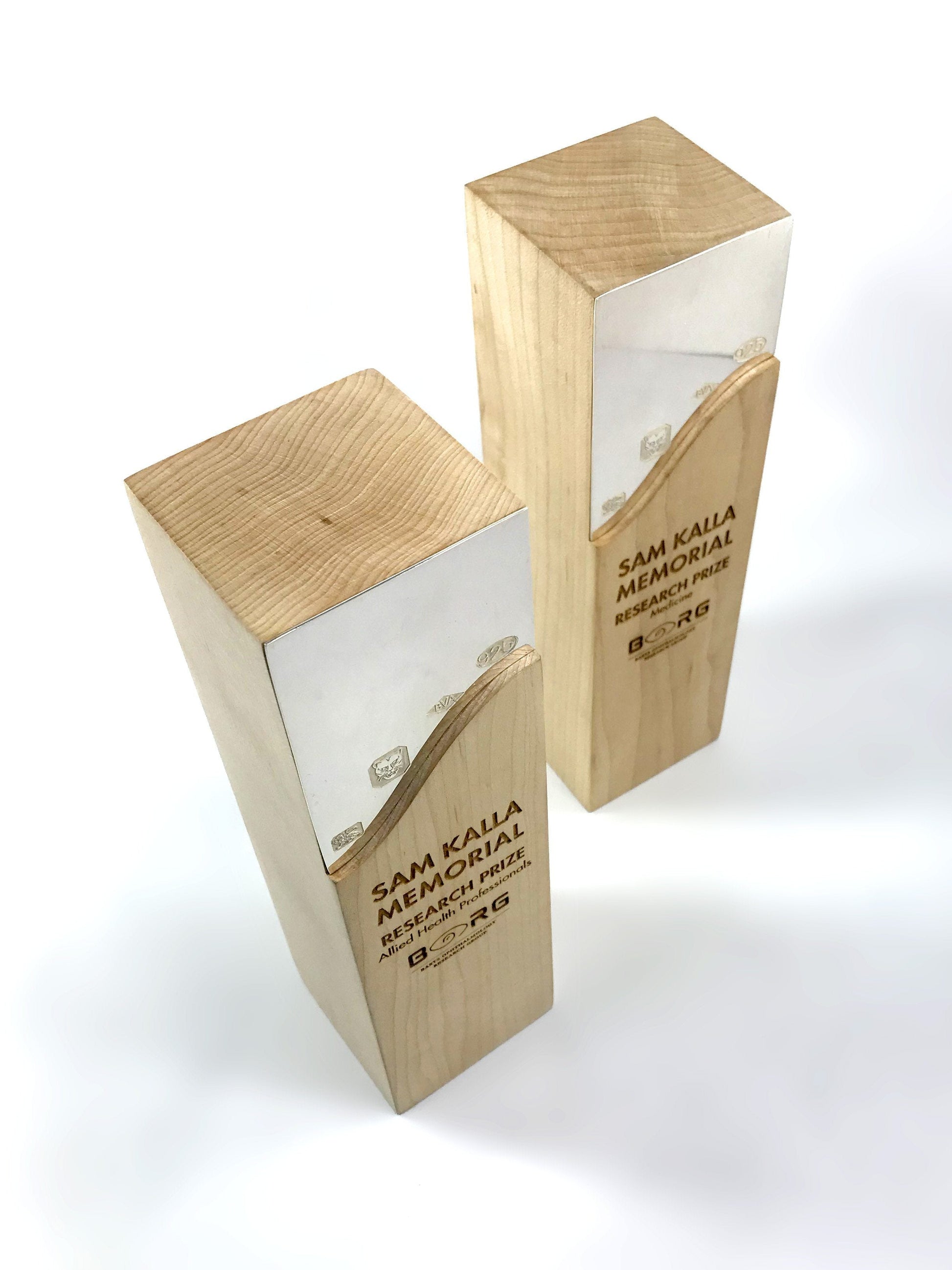 Wooden Wave with Sterling Silver Inlay  Limited