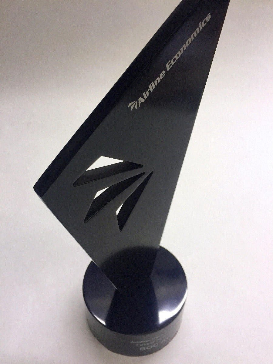Anodised metal award