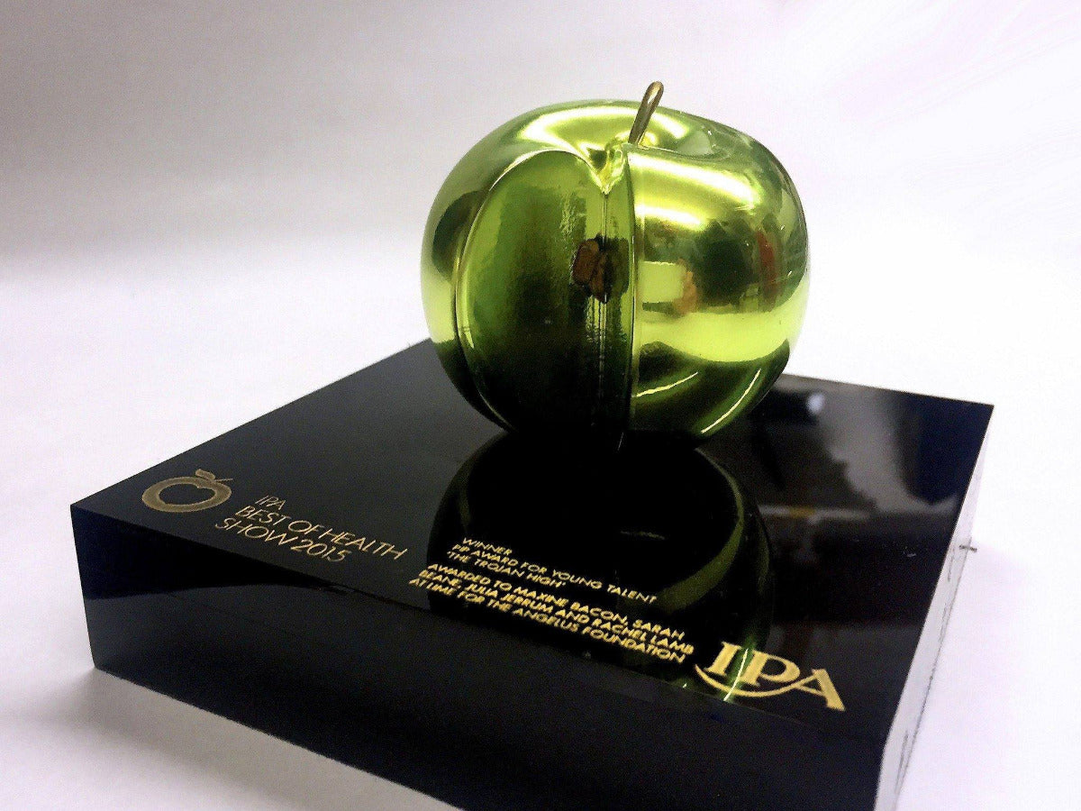 Golden Apple Awards, metal and 3d printed award
