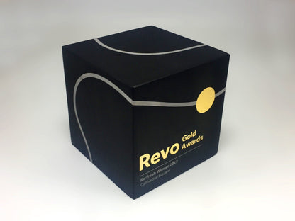 Black and Gold Aluminium Cube Awards
