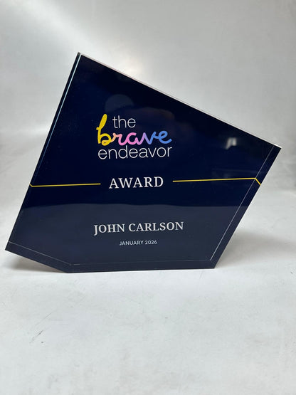 Truncated Acrylic Block Award