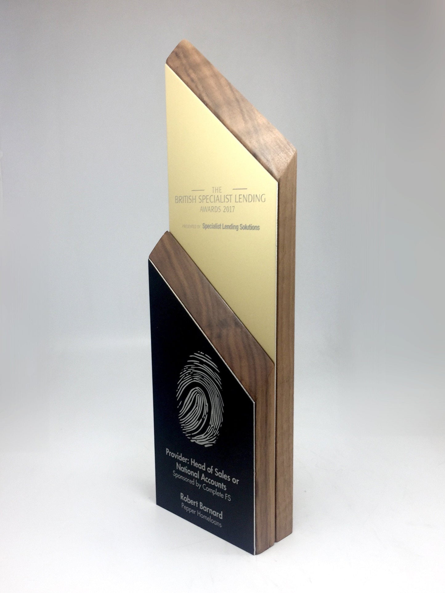 Layered wood and Aluminium Award
